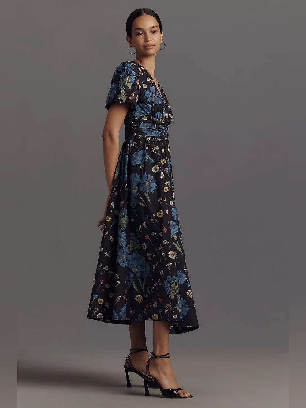 NWT Size XXSP- The Katerina Button-Front Cotton Midi Dress (US$ 178) - Picture 9 of 16